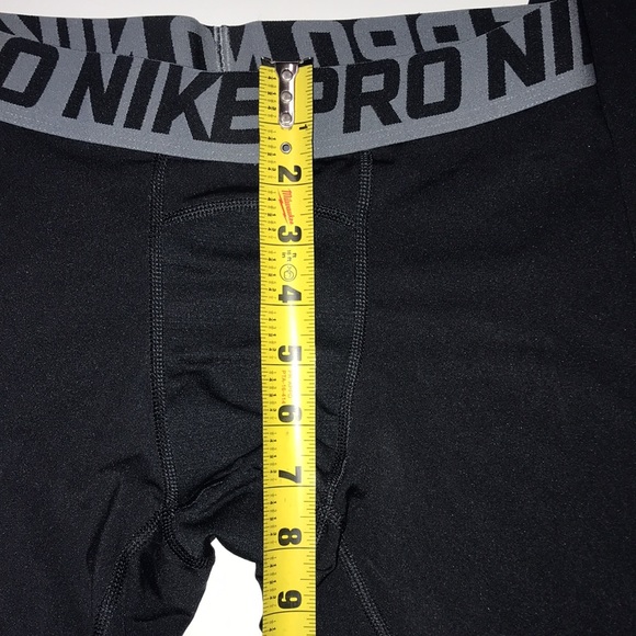 Nike Pro Workout Leggings Size Large (see measurements) Black - Picture 4 of 7